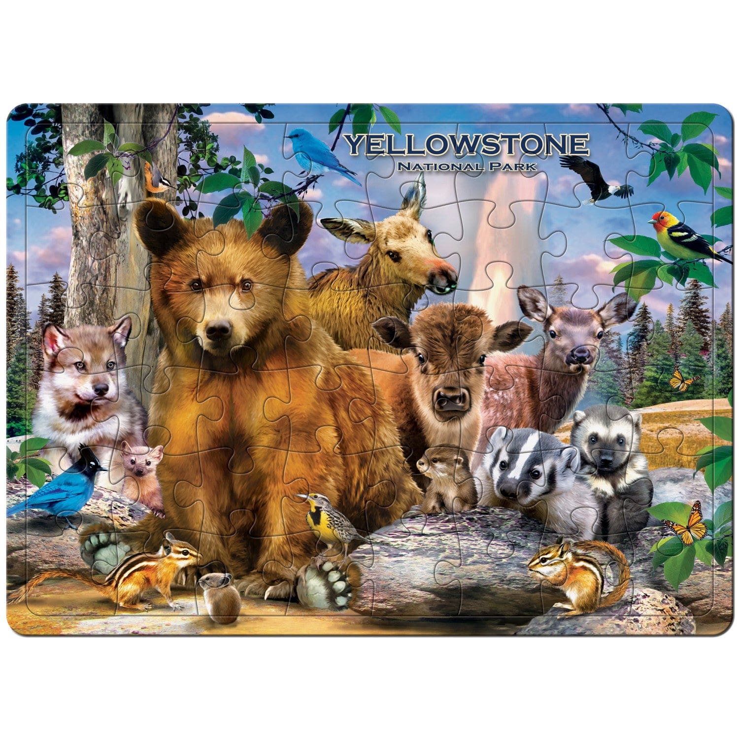 Yellowstone National Park 48 Piece Tray Puzzle