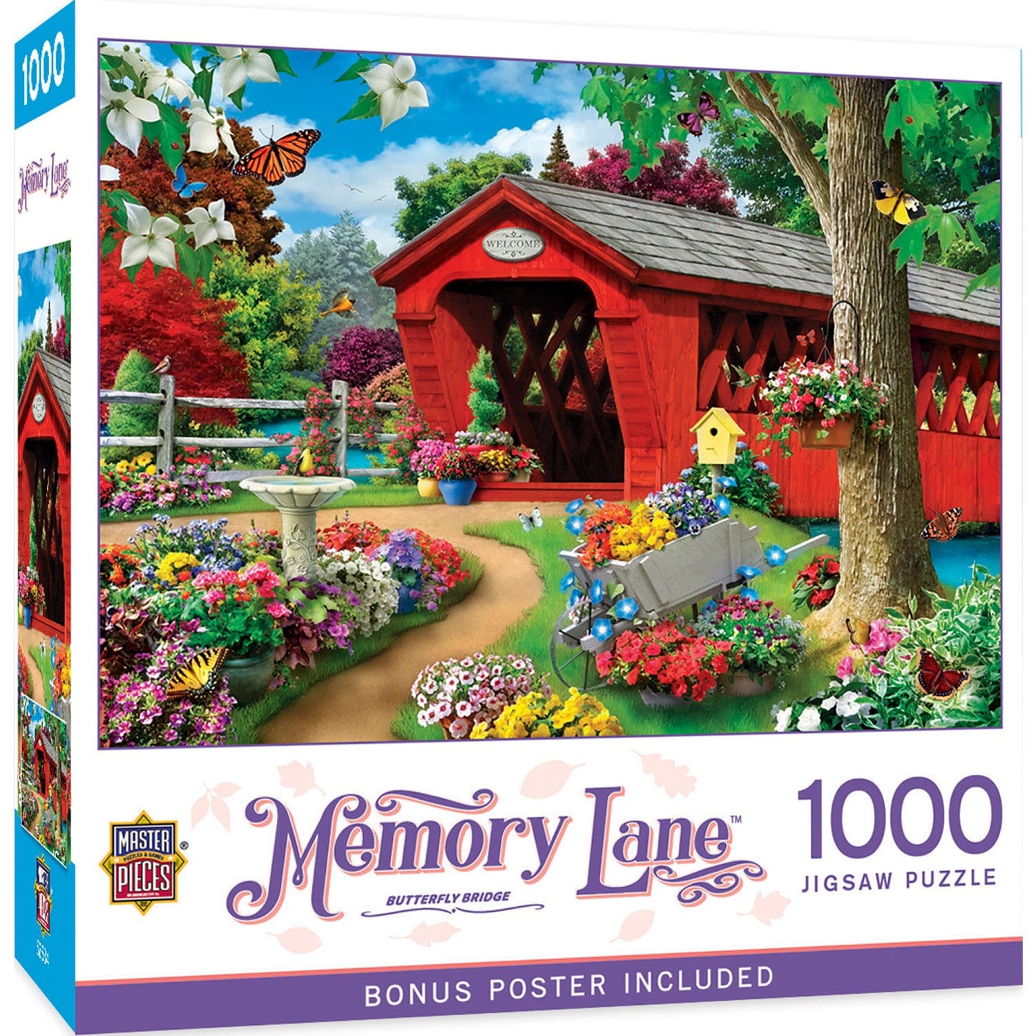 Memory Lane - Butterfly Bridge 1000 Piece Jigsaw Puzzle