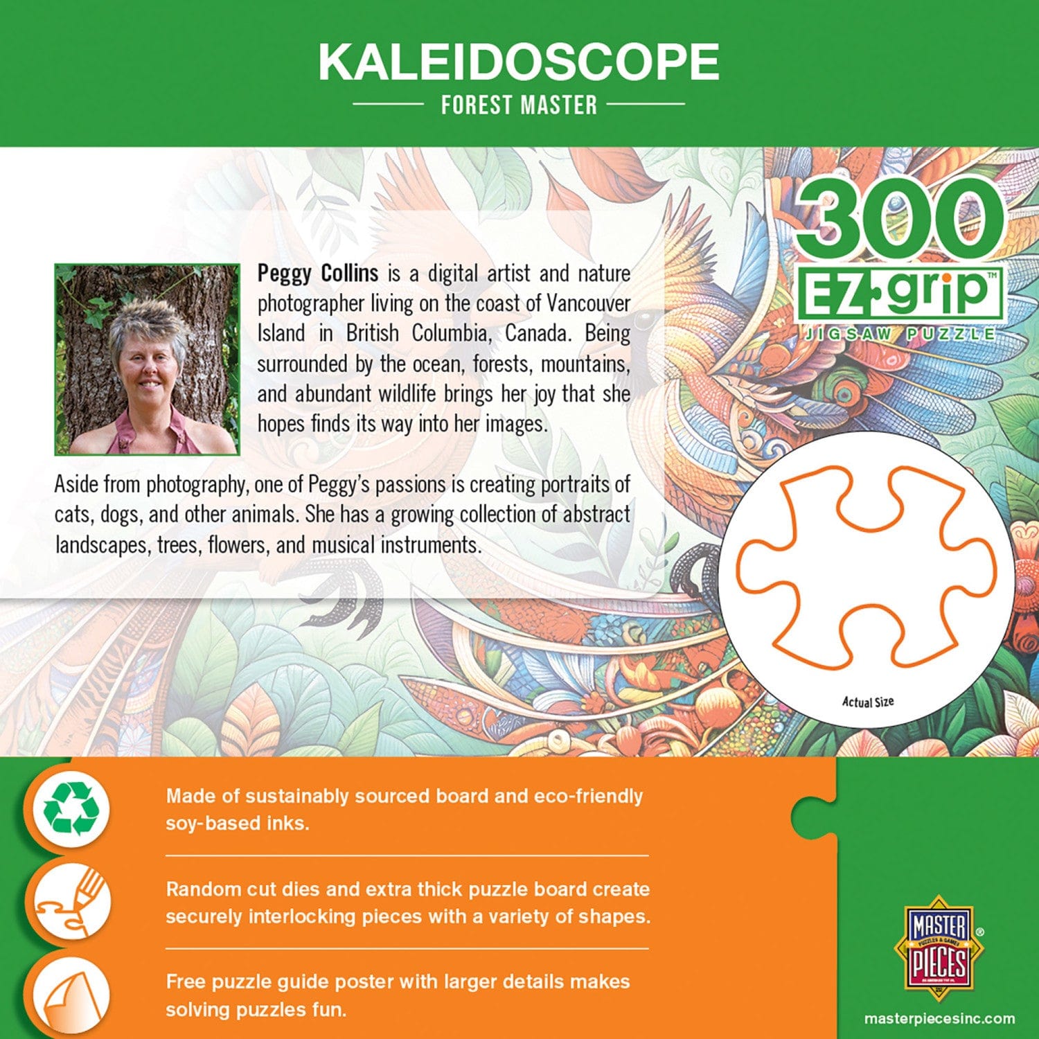 Kaleidoscope - Forest Master 300 Piece EZ Grip Jigsaw Puzzle