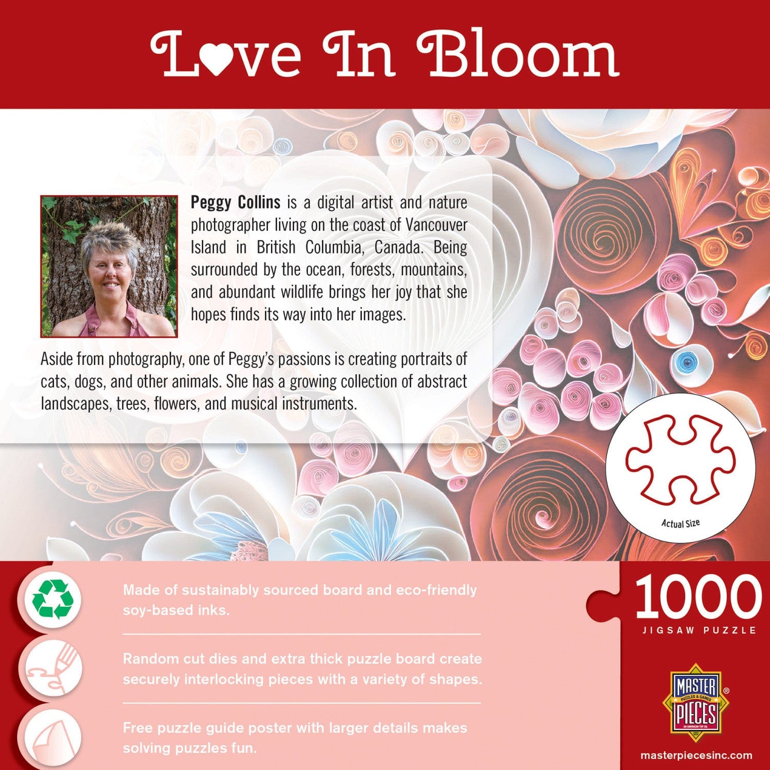 Valentine's Day - Love in Bloom 1000 Piece Jigsaw Puzzle