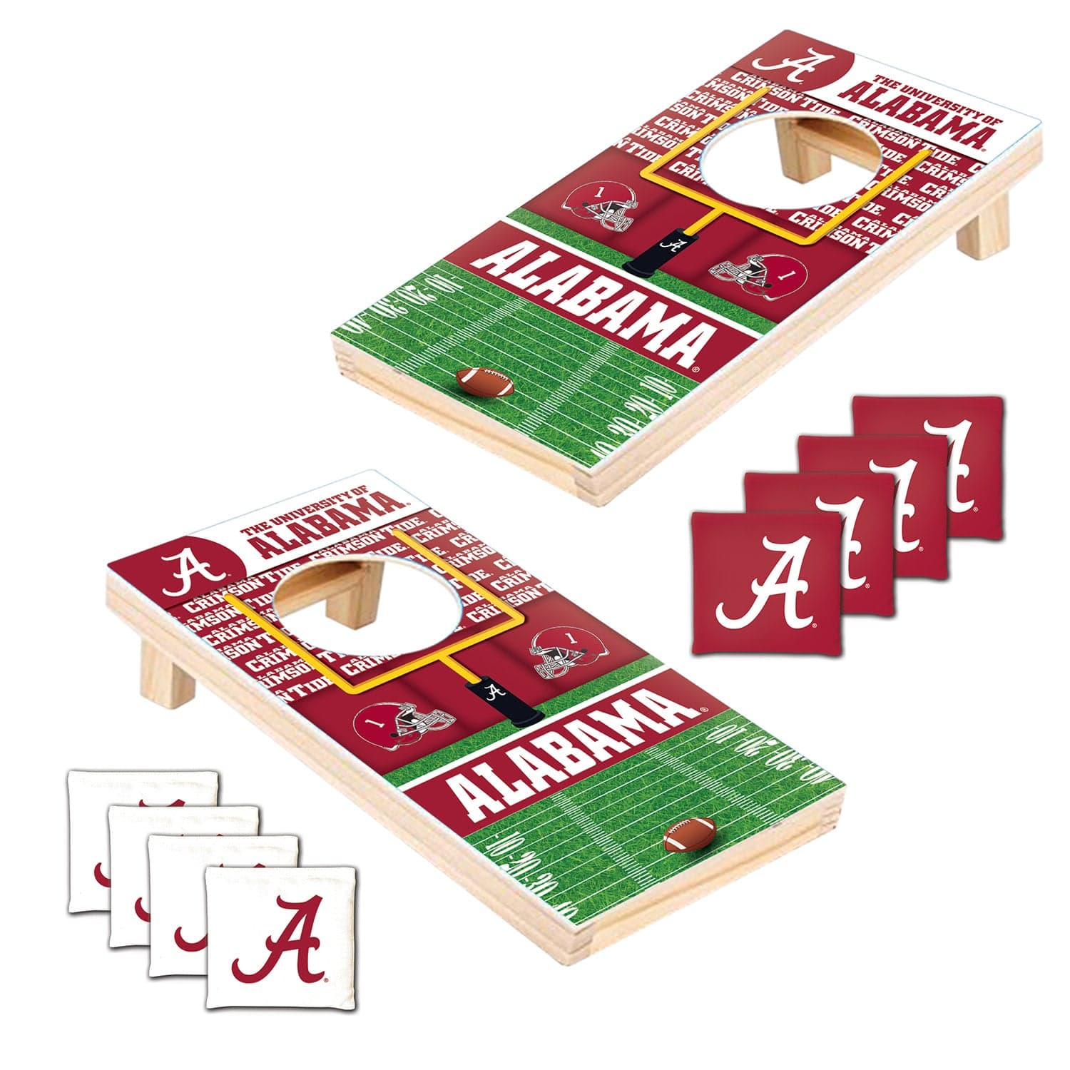 Alabama Crimson Tide Tabletop Cornhole