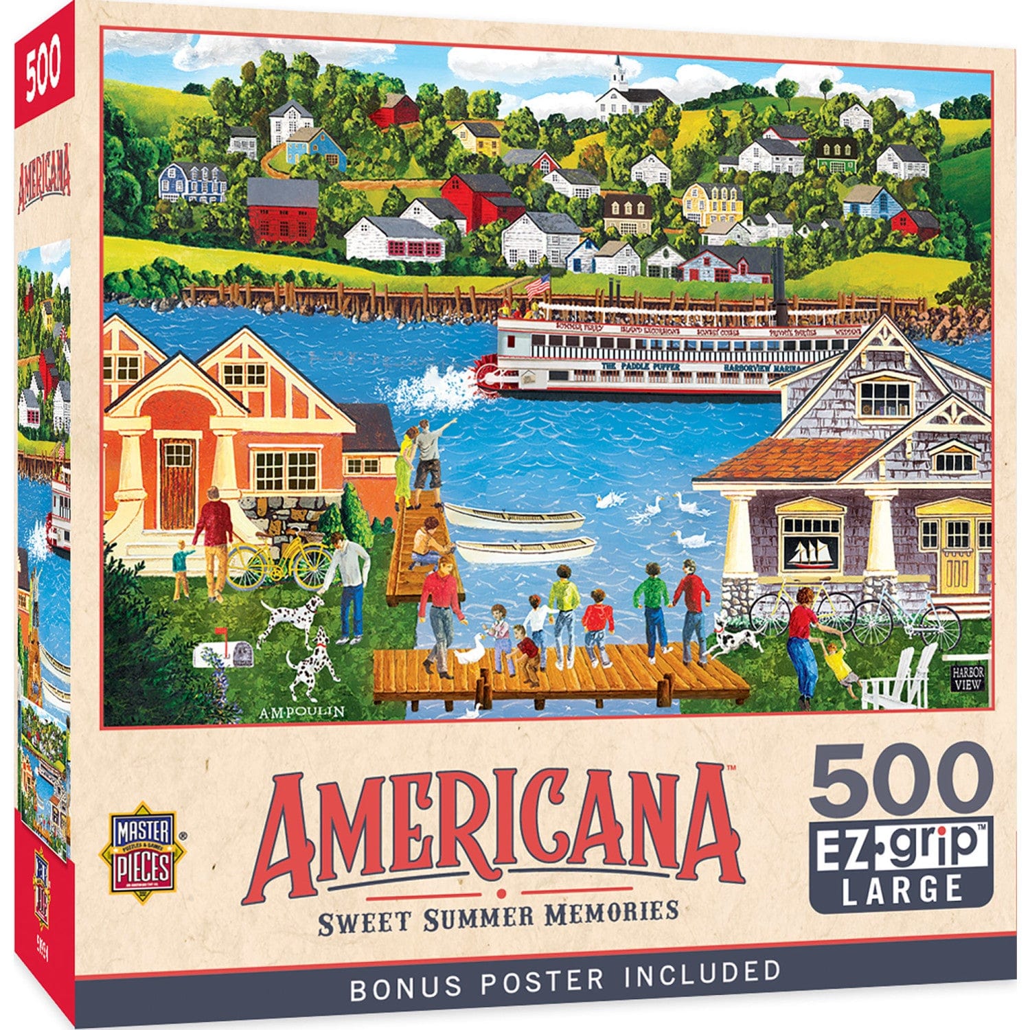 Americana - Sweet Summer Memories 500 Piece EZ Grip Jigsaw Puzzle