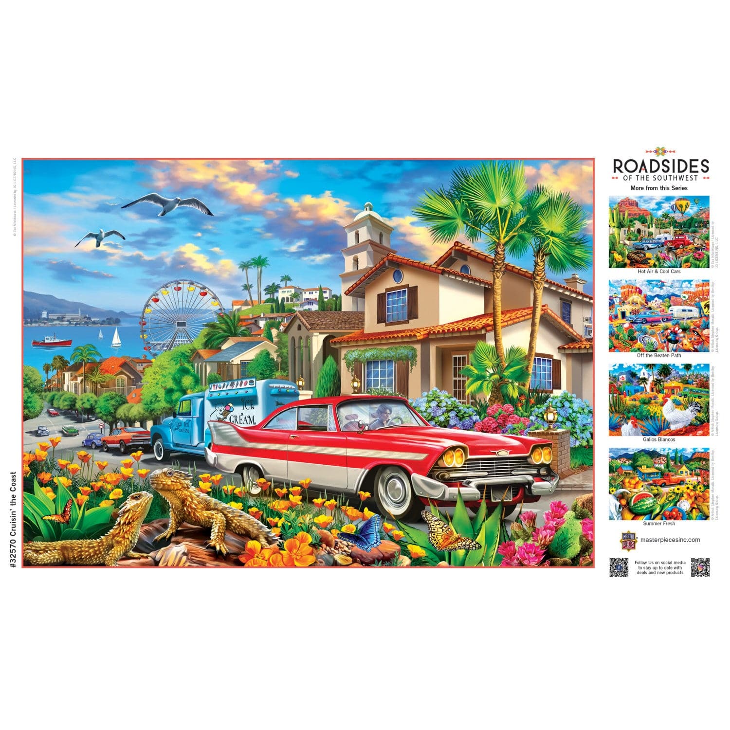 Roadsides of the Southwest - Cruisin' the Coast 500 Piece Puzzle