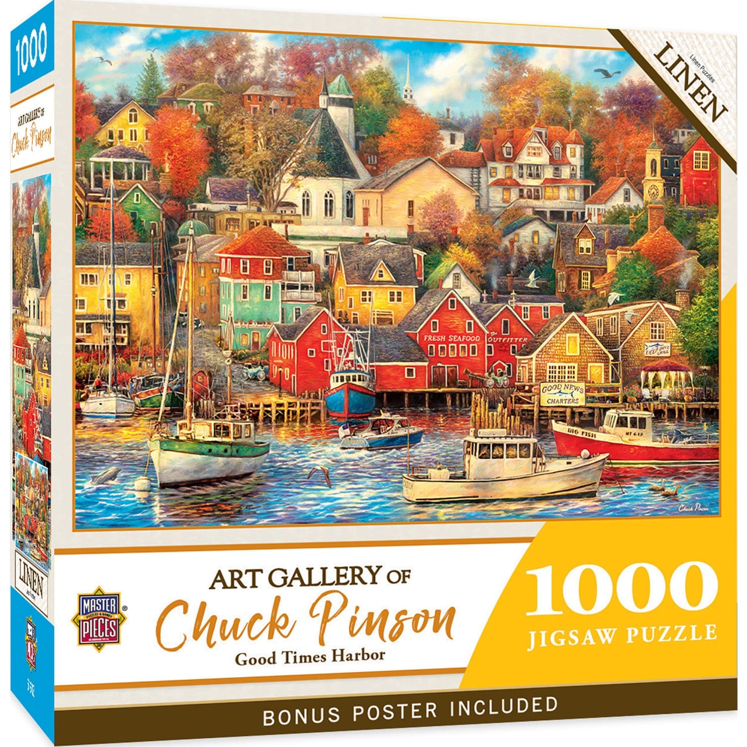 Art Gallery - Good Times Harbor 1000 Piece Jigsaw Puzzle