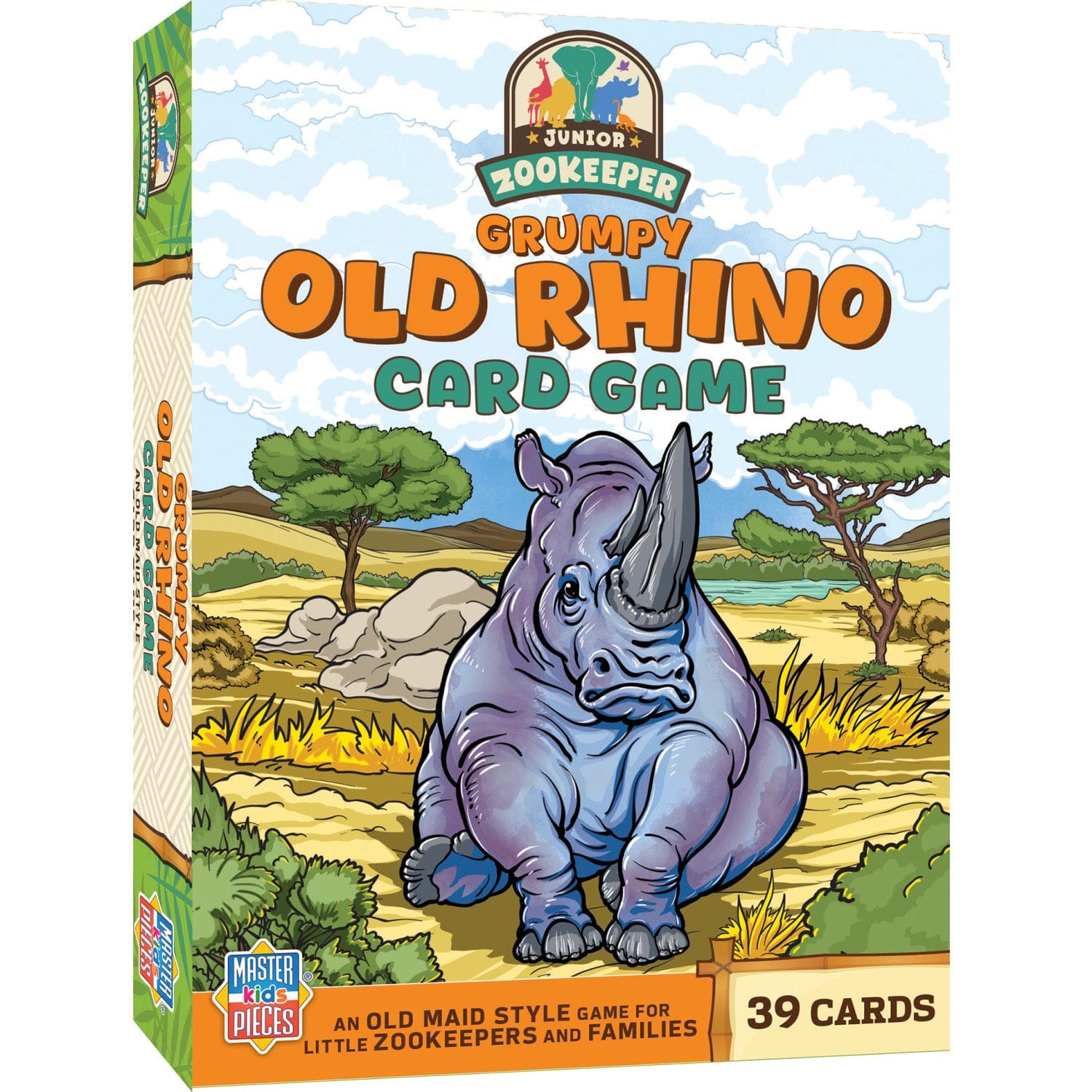 Jr. Zookeeper Grumpy Old Rhino Card Game