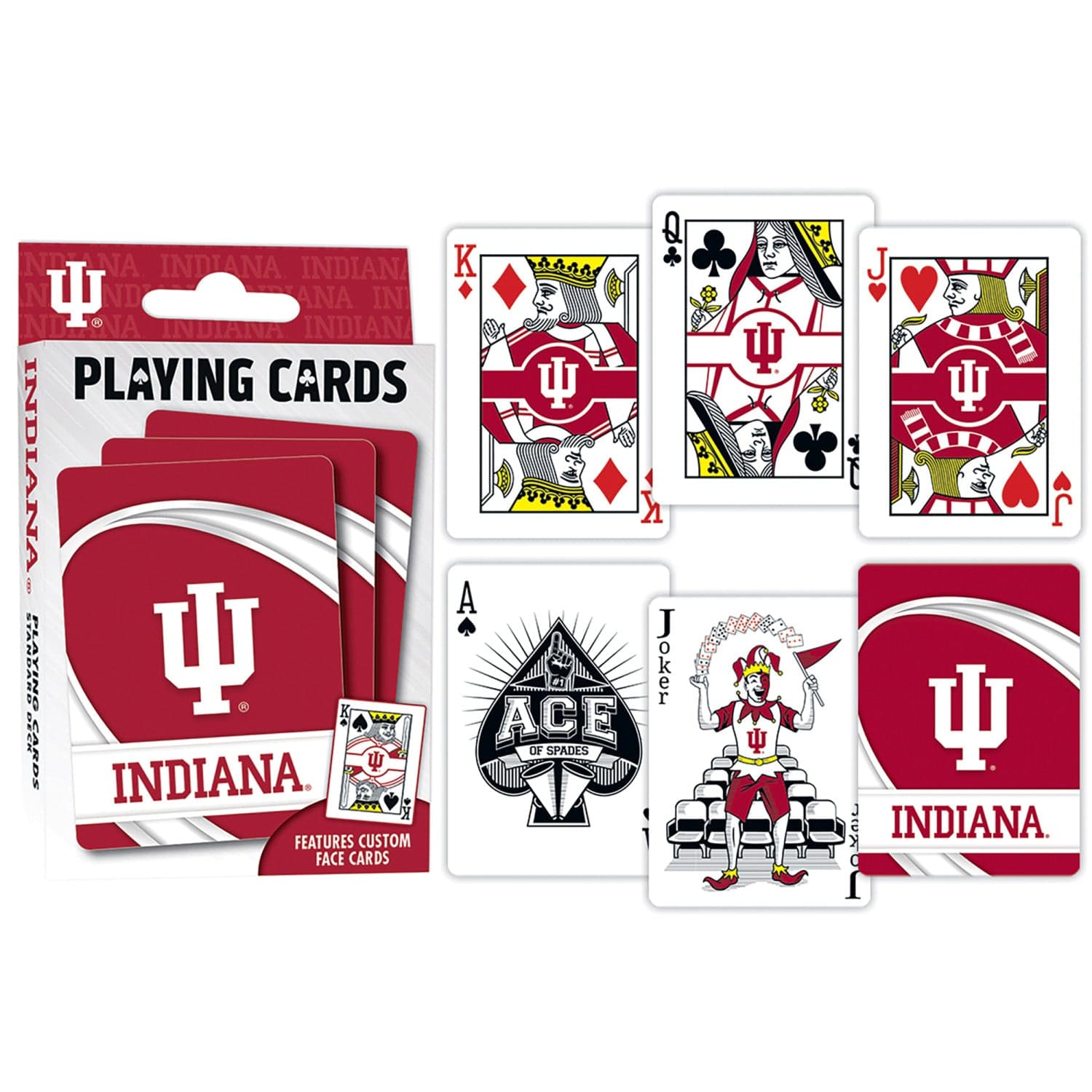 Indiana Hoosiers Playing Cards - 54 Card Deck