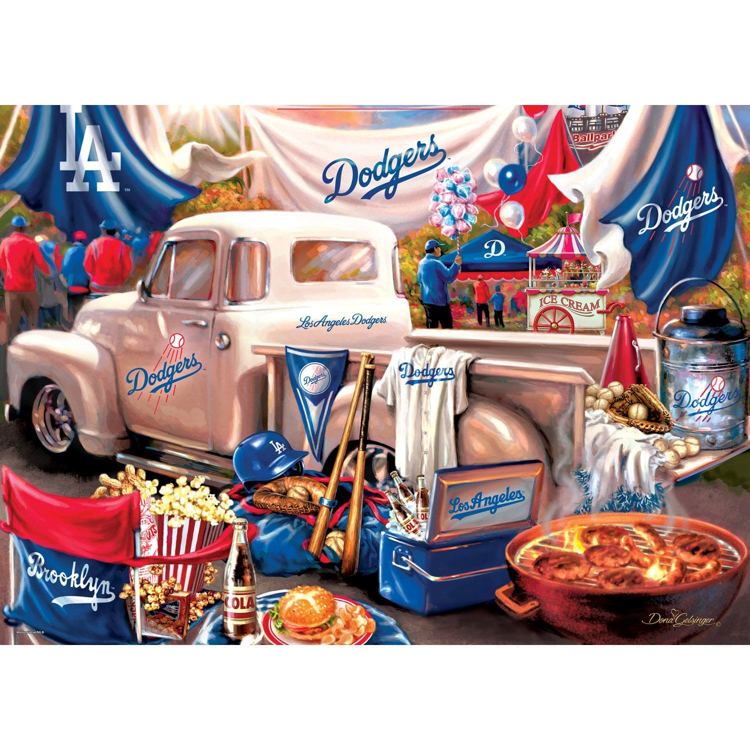 Los Angeles Dodgers MLB Gameday 1000pc Puzzle