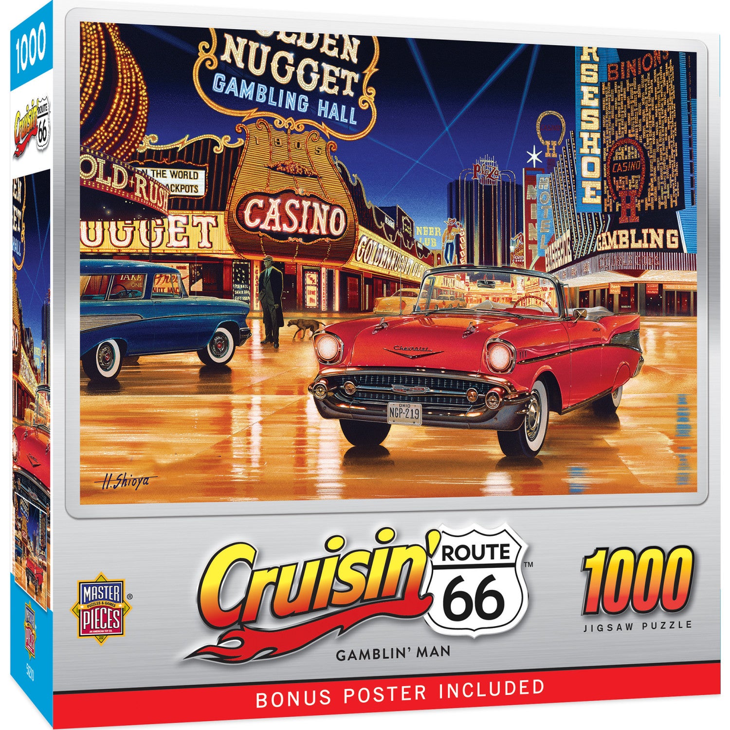 Cruisin' Route 66 - Gamblin' Man 1000 Piece Jigsaw Puzzle