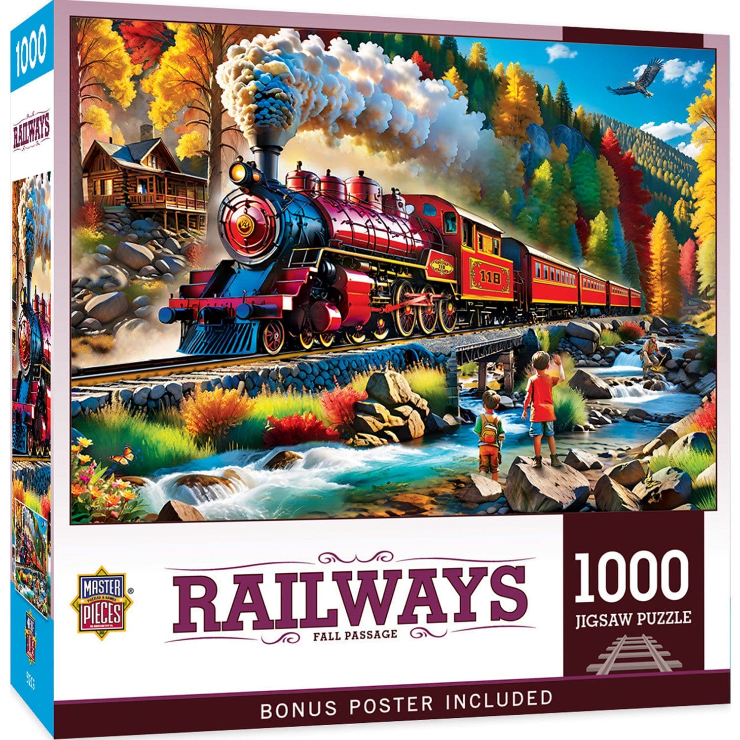 Railways - Fall Passage 1000 Piece Puzzle