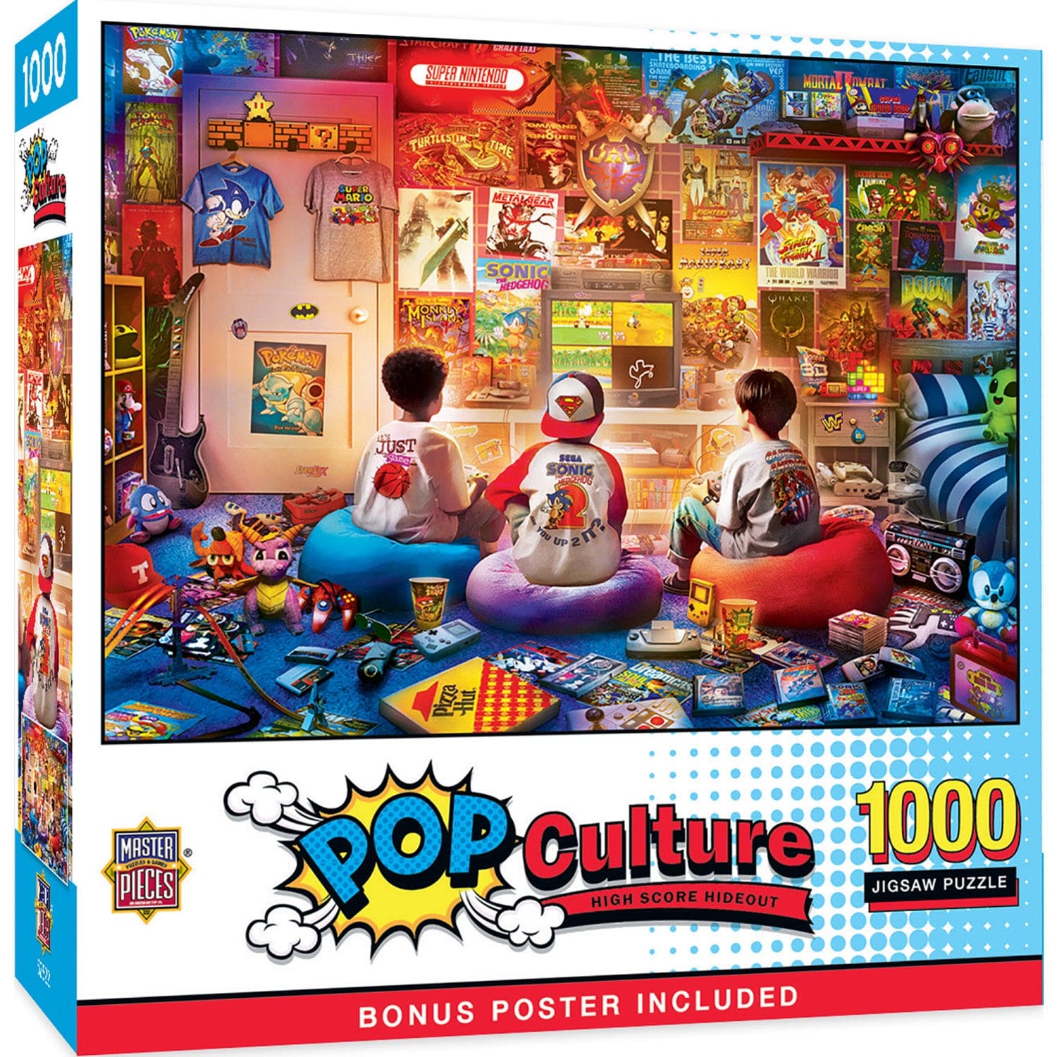 Pop Culture - High Score Hideout 1000 Piece Jigsaw Puzzle