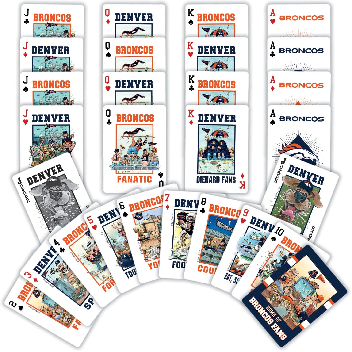 Denver Broncos Fan Deck Playing Cards