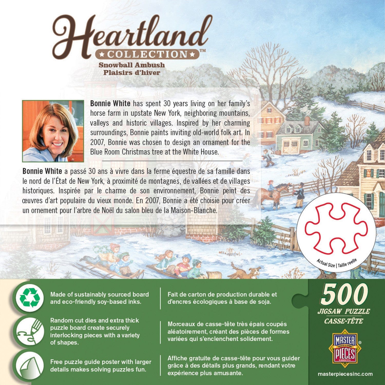 Heartland - Snowball Ambush 500 Piece Jigsaw Puzzle