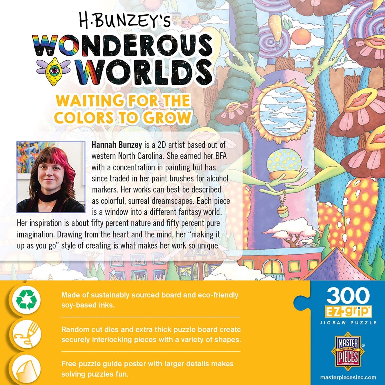 Wonderous Worlds - Waiting for the Colors to Grow 300 Piece EZ Grip Jigsaw Puzzle