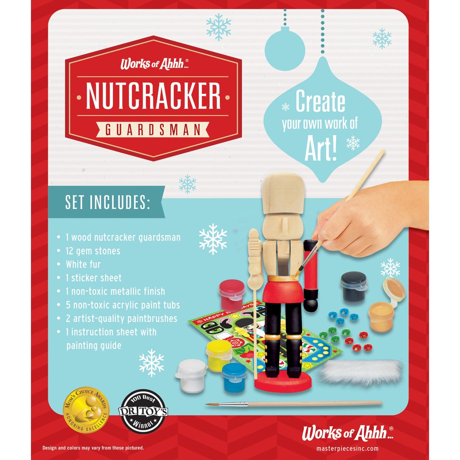 Holiday Craft Kit - Nutcracker Guard Wood Craft & Paint Kit