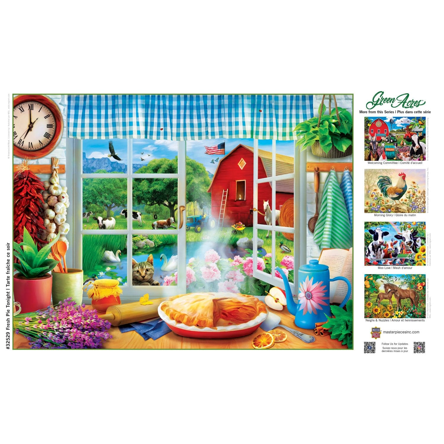 Green Acres - Fresh Pie Tonight 300 Piece EZ Grip Jigsaw Puzzle