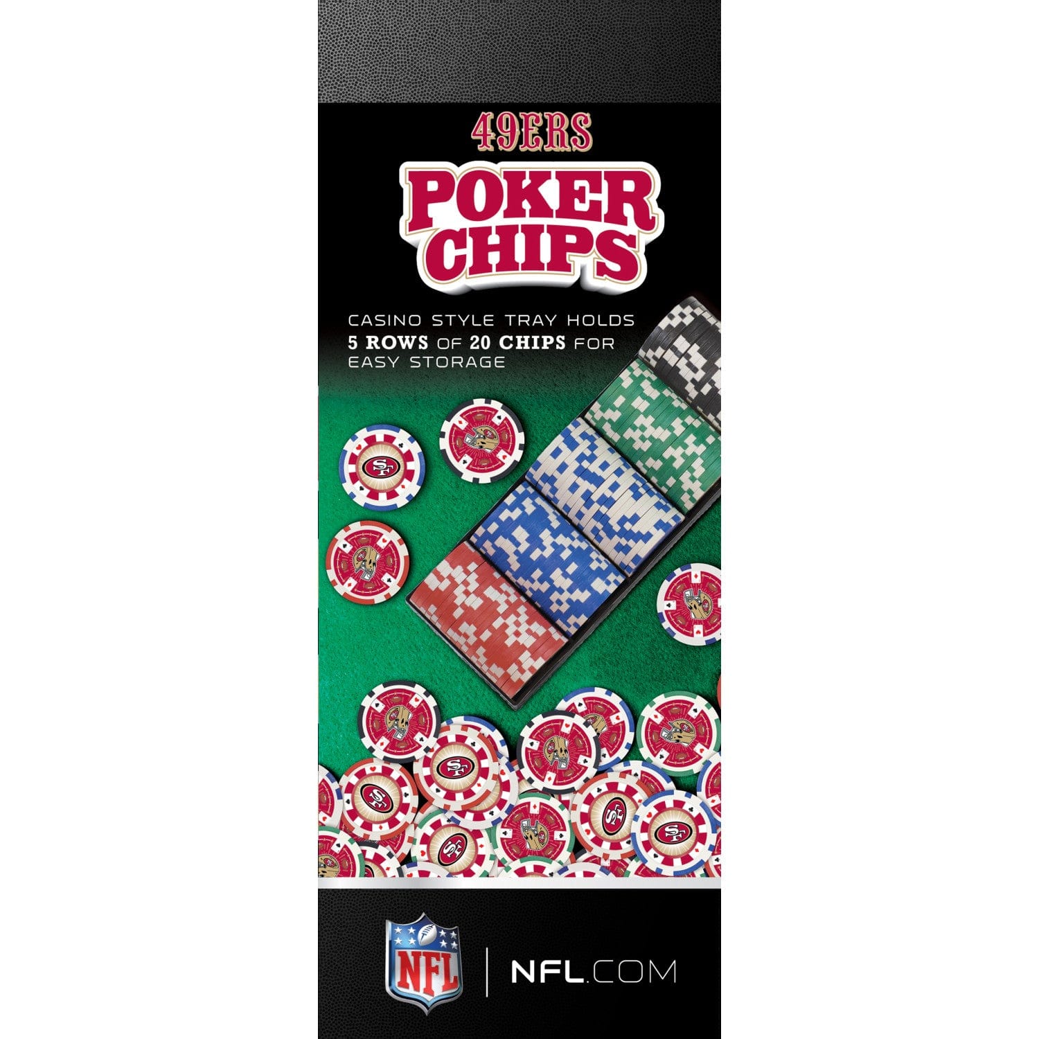 San Francisco 49ers NFL Poker Chips 100pc