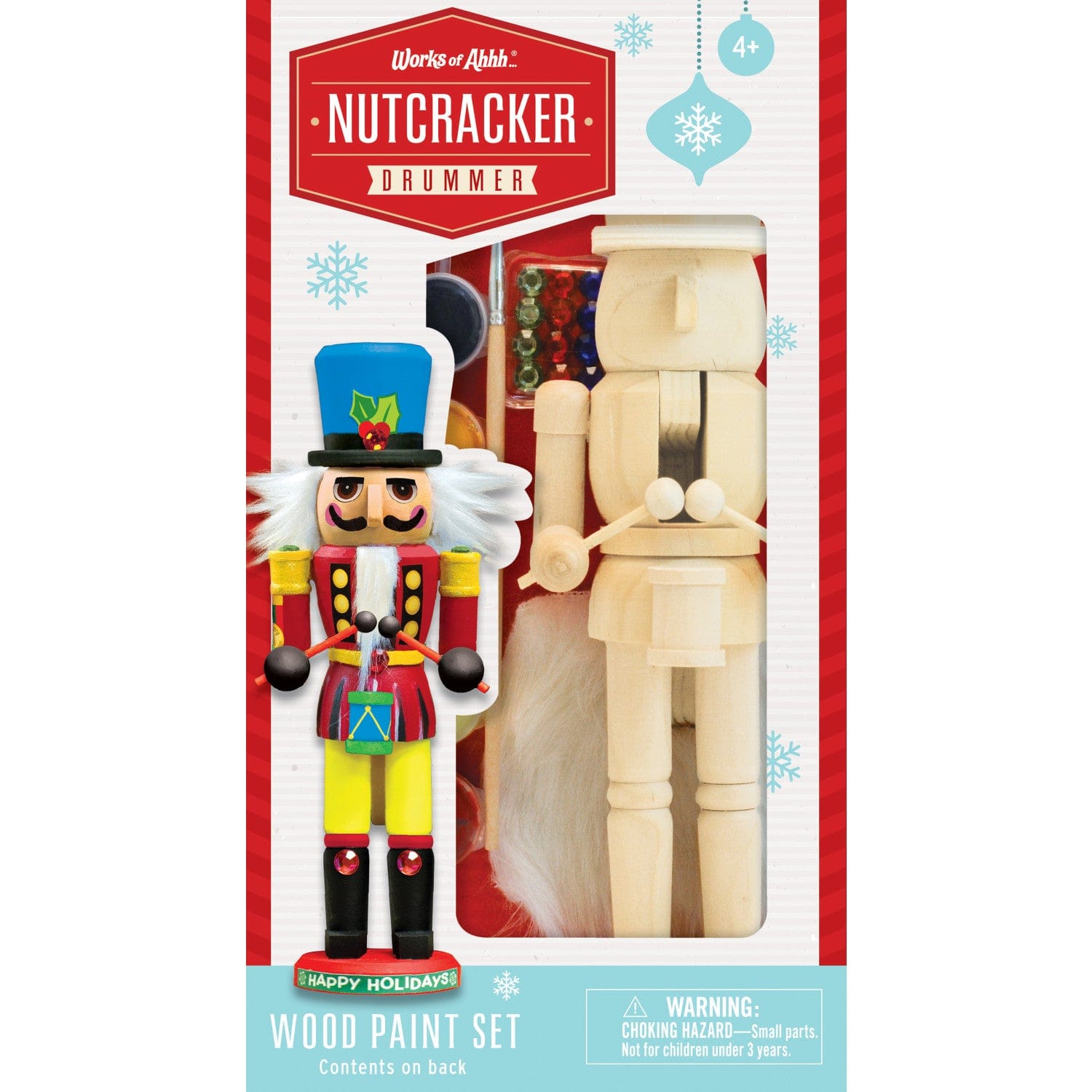 Nutcracker Drummer - Holiday Wood Paint Kit