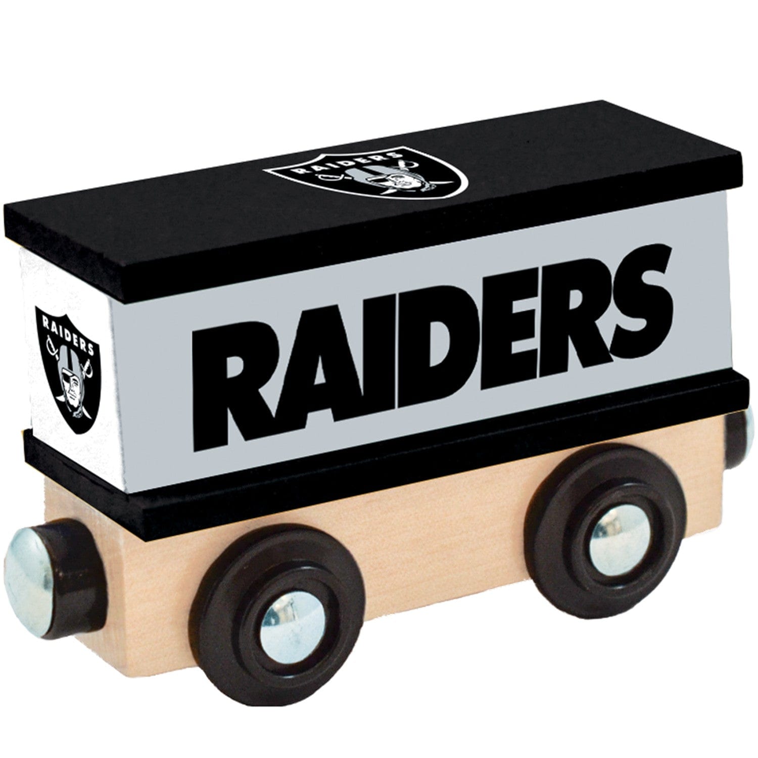 Las Vegas Raiders NFL Wood Box Train Car