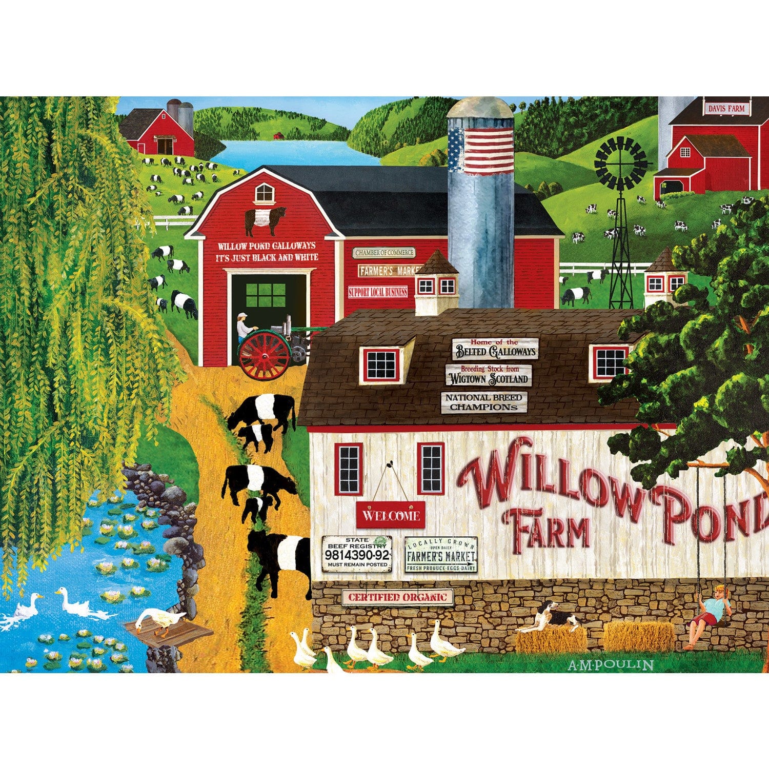 Homegrown - Willow Pond Farm 750 Piece Puzzle