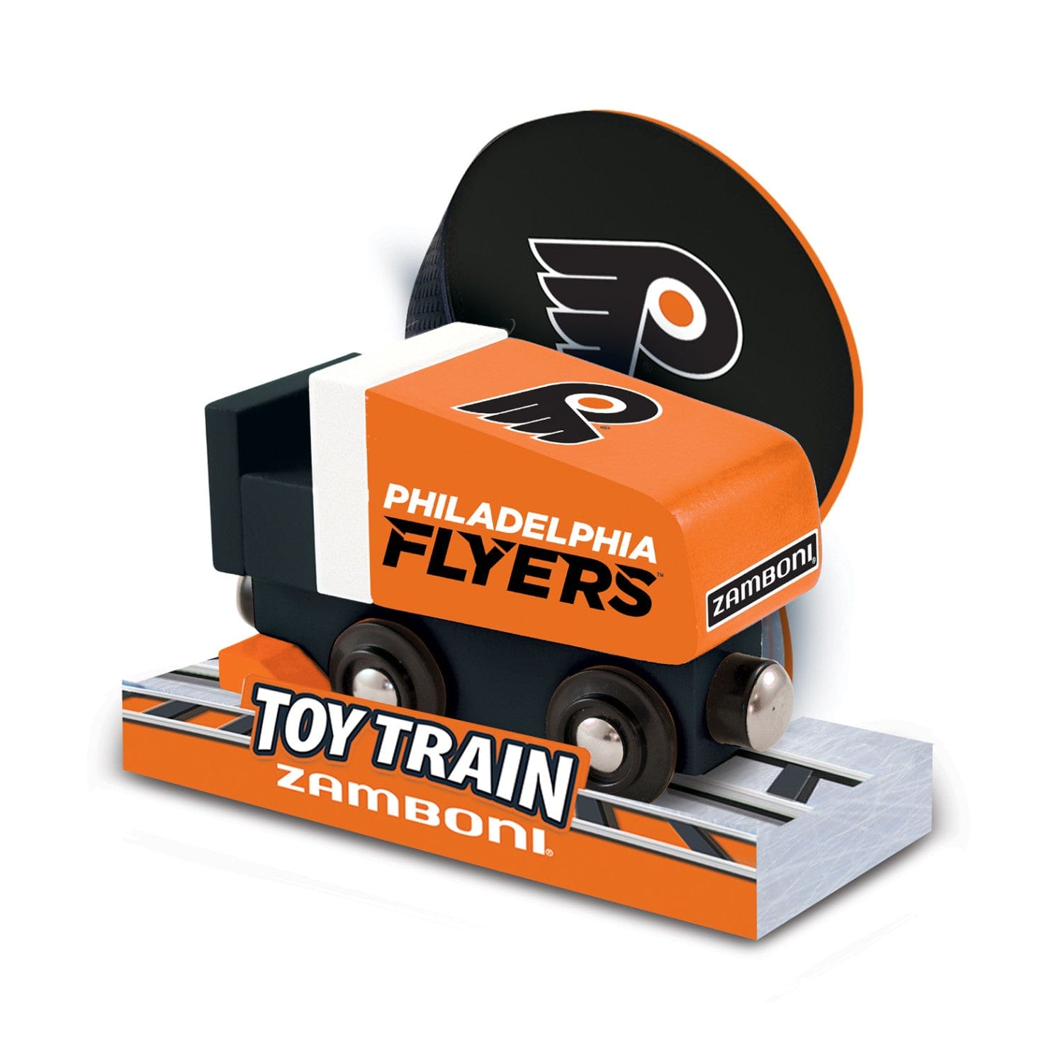 Philadelphia Flyers NHL Wood Train Zamboni