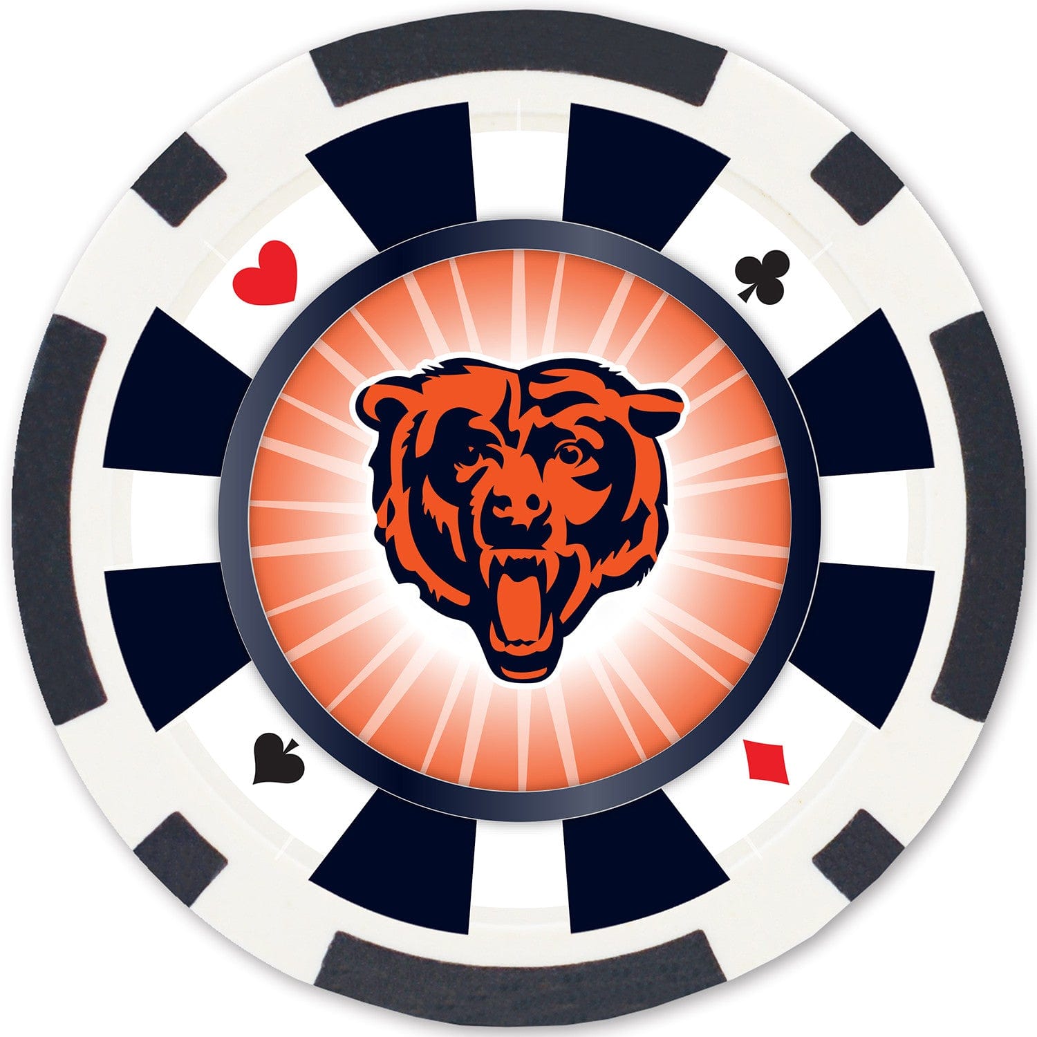 Chicago Bears NFL Poker Chips 100pc