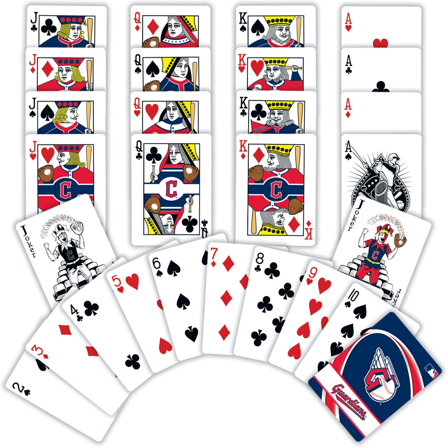 Cleveland Guardians MLB Playing Cards