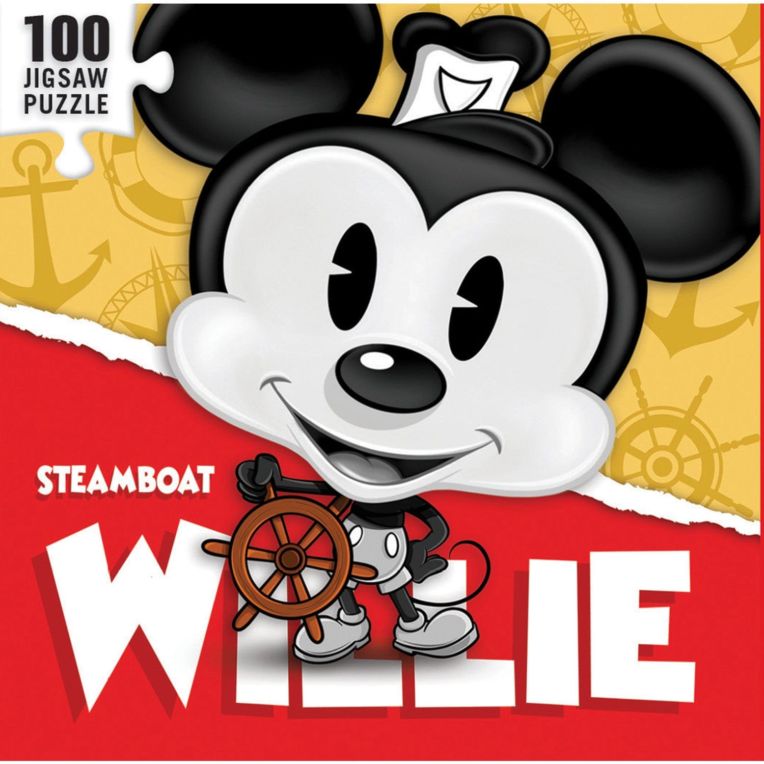 Steamboat Willie 100 Piece Jigsaw Puzzle