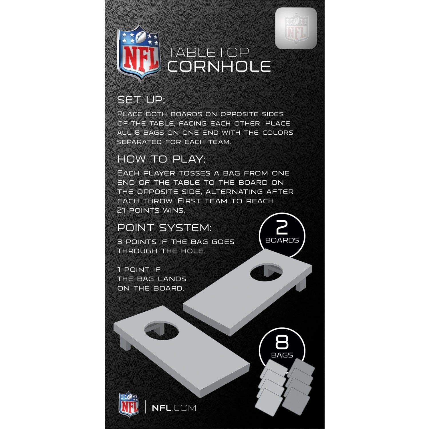 San Francisco 49ers Tabletop Cornhole