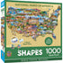 National Parks of America 1000 Piece Shaped Jigsaw Puzzle