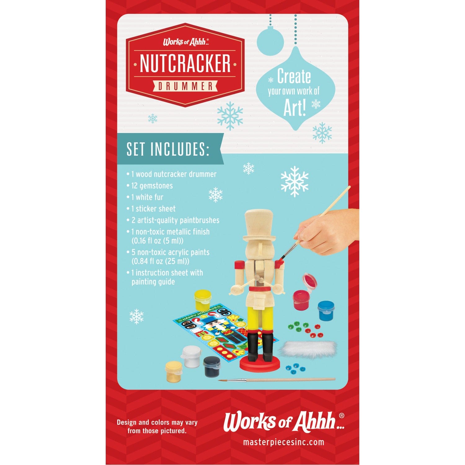 Nutcracker Drummer - Holiday Wood Paint Kit