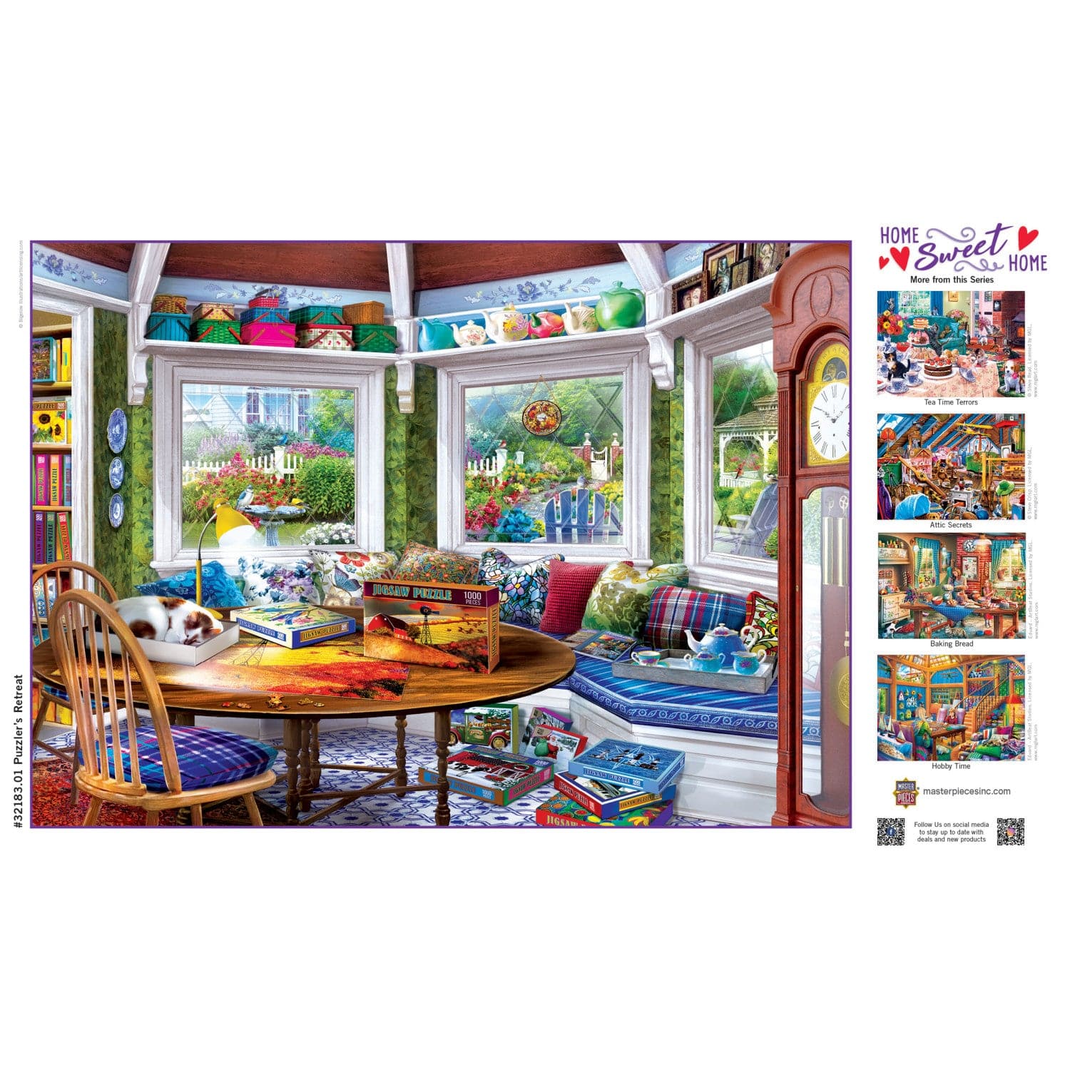 Home Sweet Home - Puzzler's Retreat 500 Piece Jigsaw Puzzle