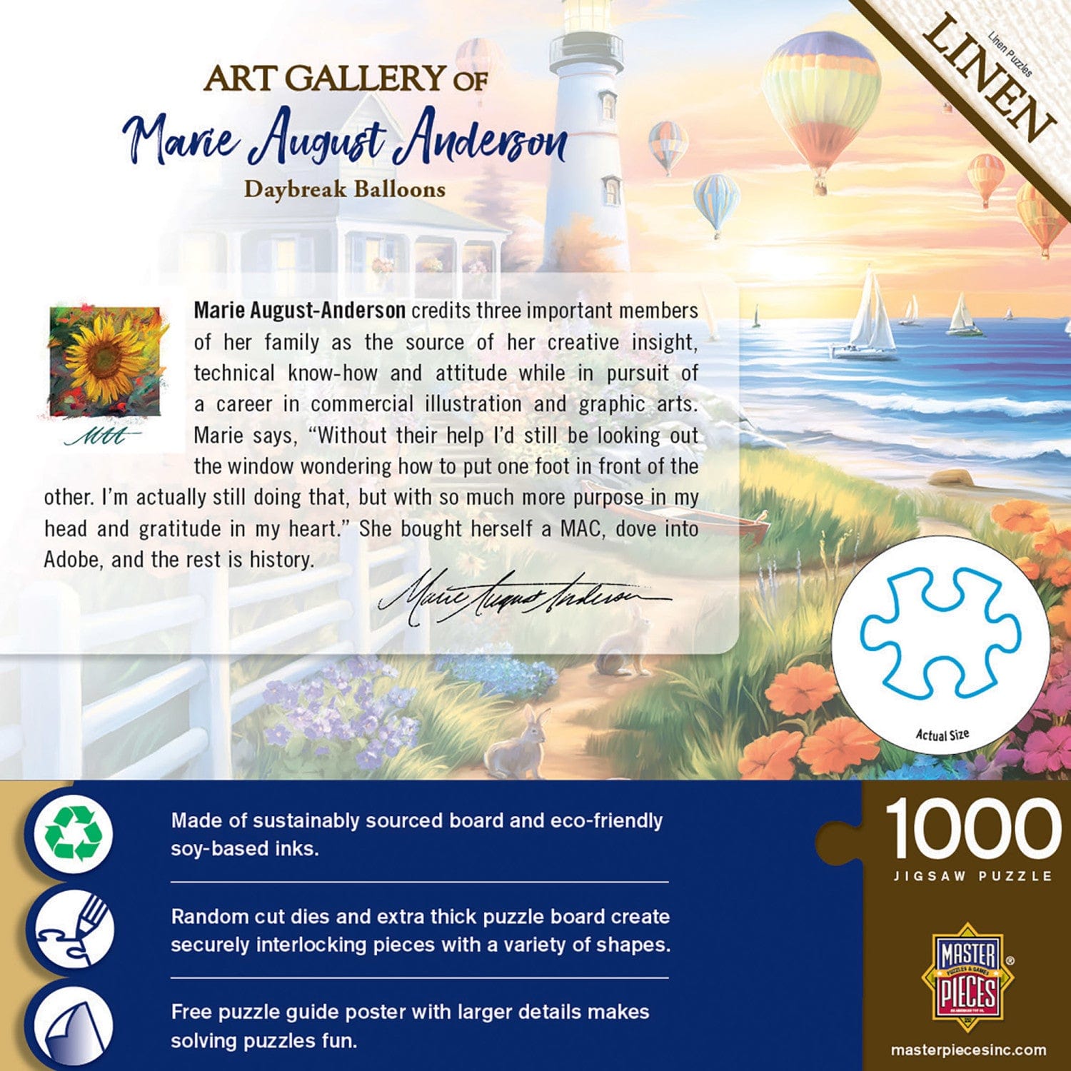 Art Gallery - Daybreak Balloons 1000 Piece Puzzle