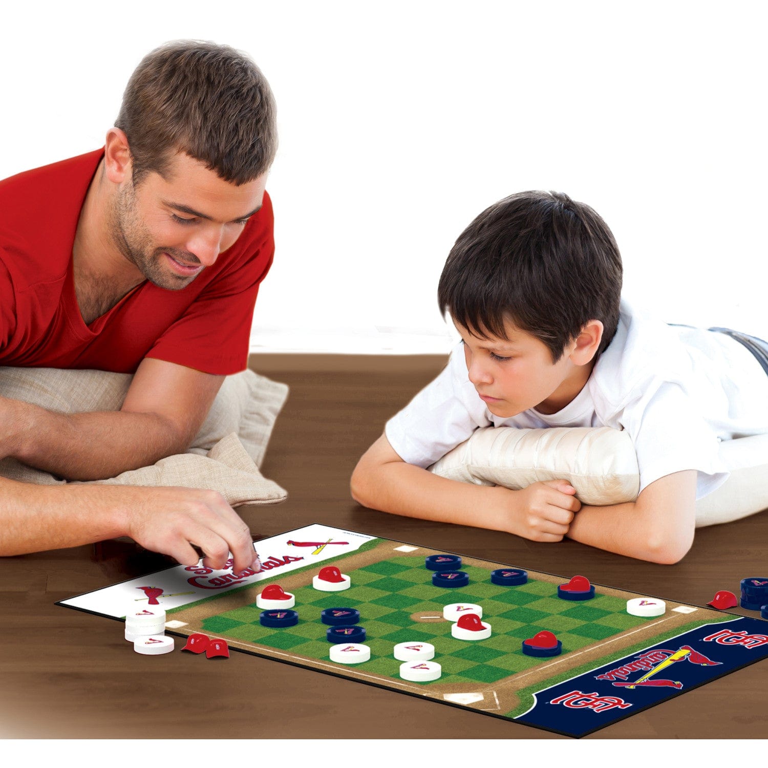 St. Louis Cardinals Checkers Board Game