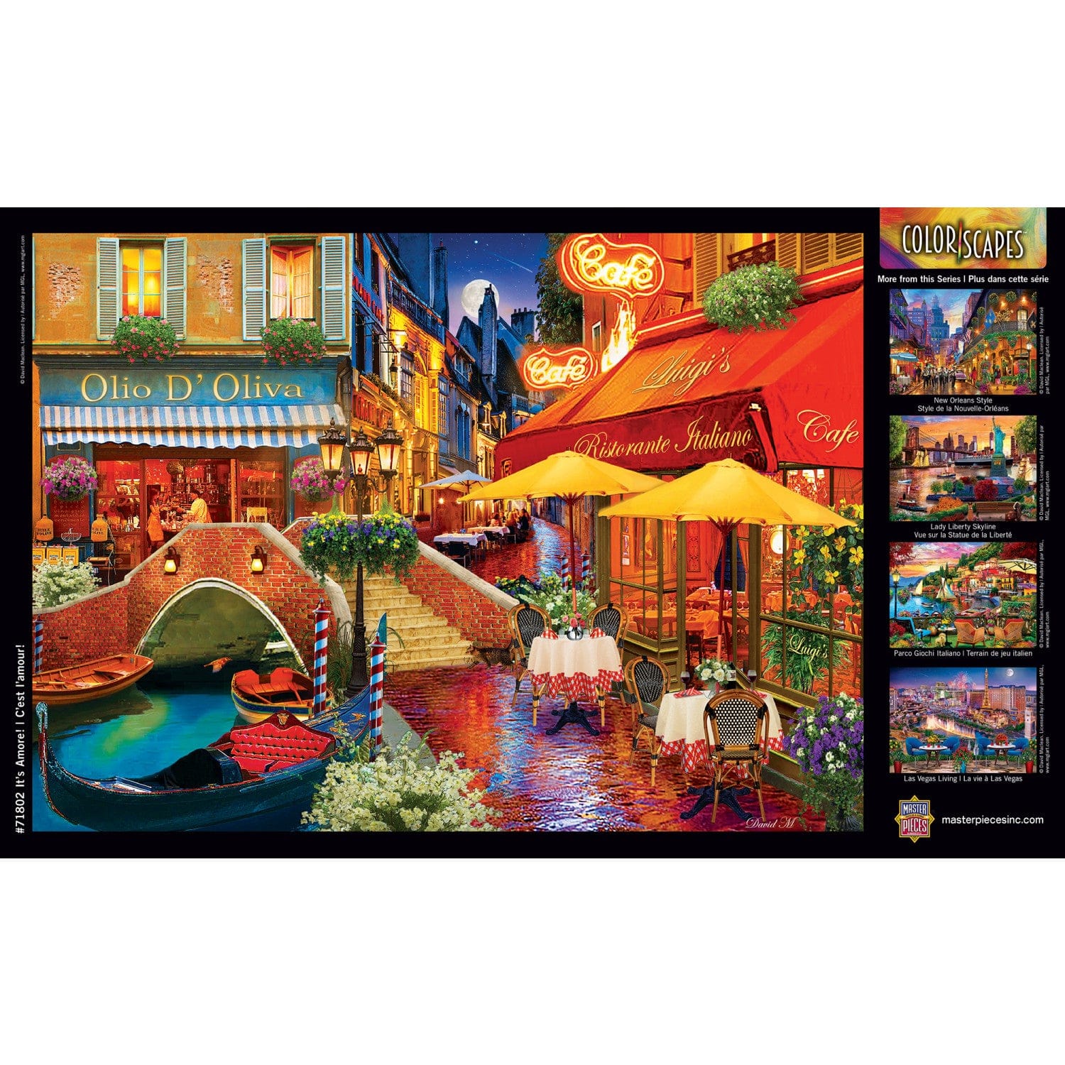 Colorscapes - It's Amore! 1000 Piece Jigsaw Puzzle