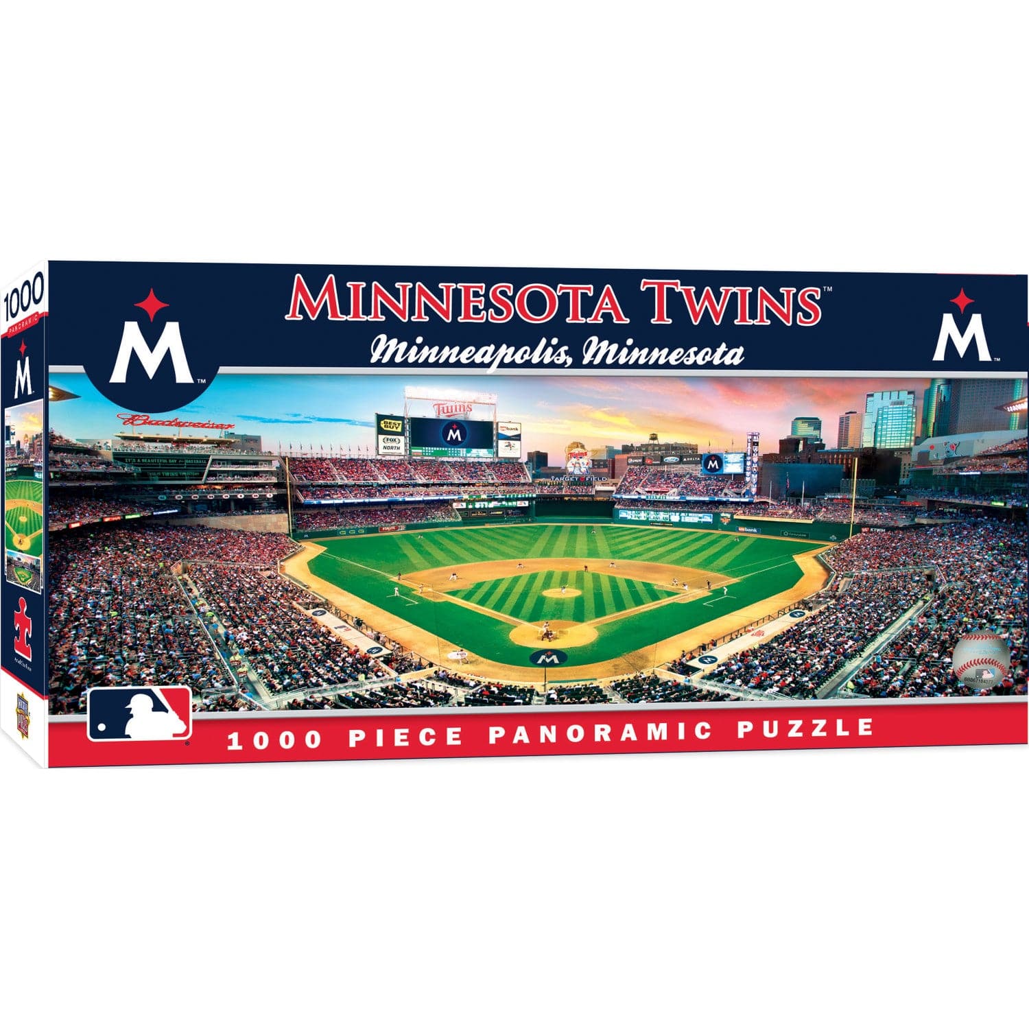 Minnesota Twins MLB 1000pc Panoramic Puzzle