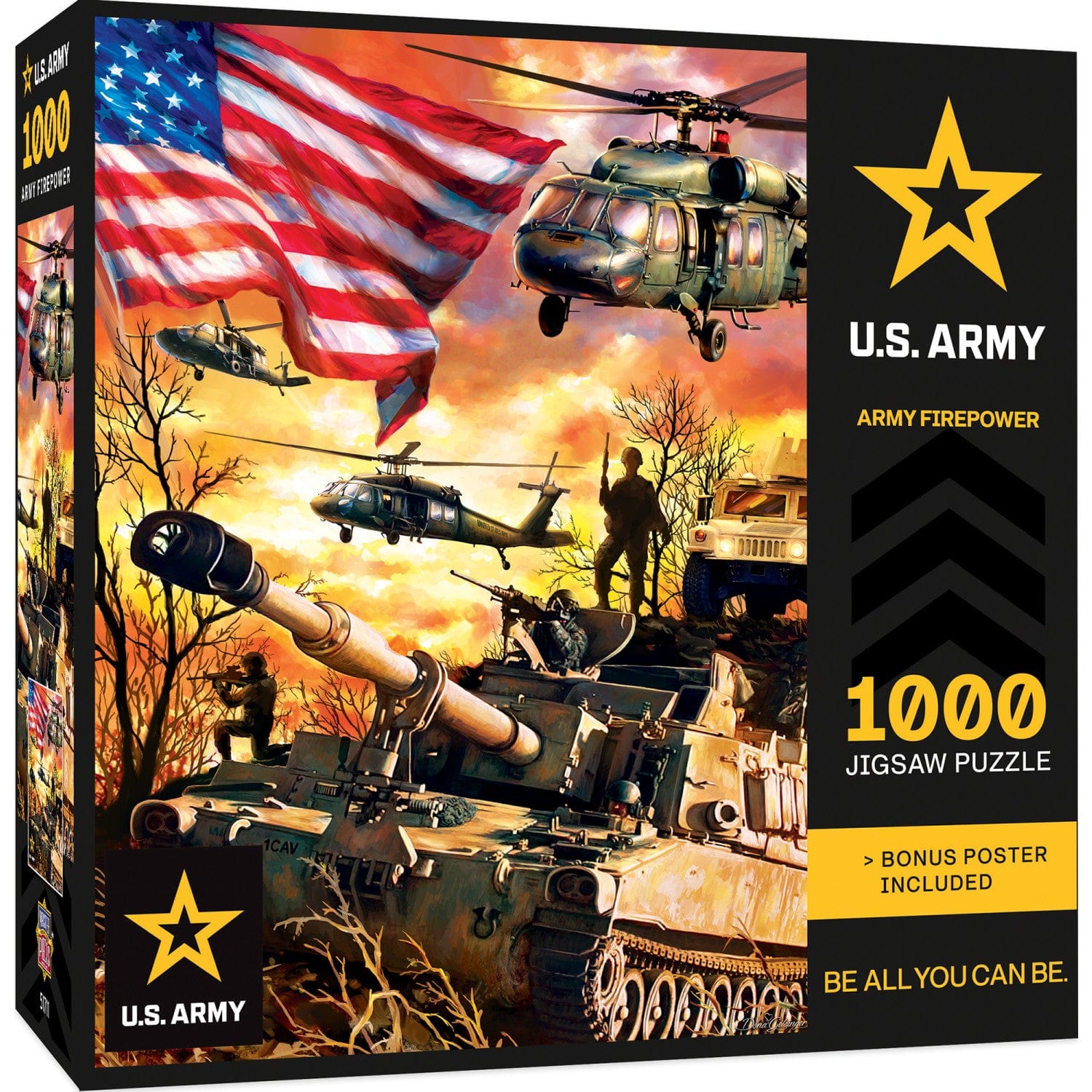 U.S. Army - Army Firepower 1000 Piece Jigsaw Puzzle