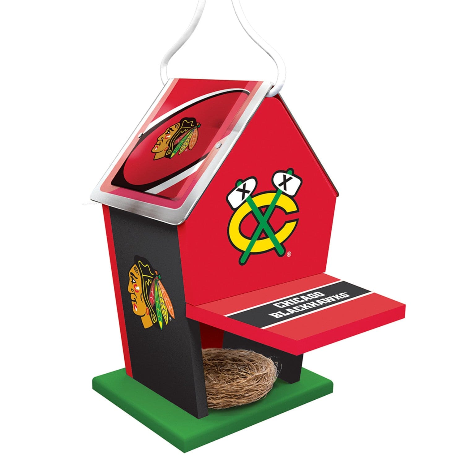 Chicago Blackhawks NHL Birdhouse