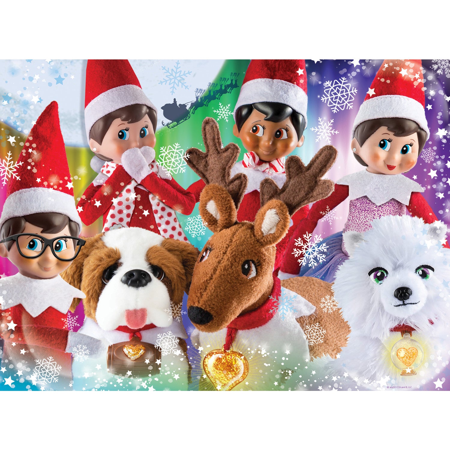 Elf on the Shelf - Friends Fur-ever 100 Piece Puzzle