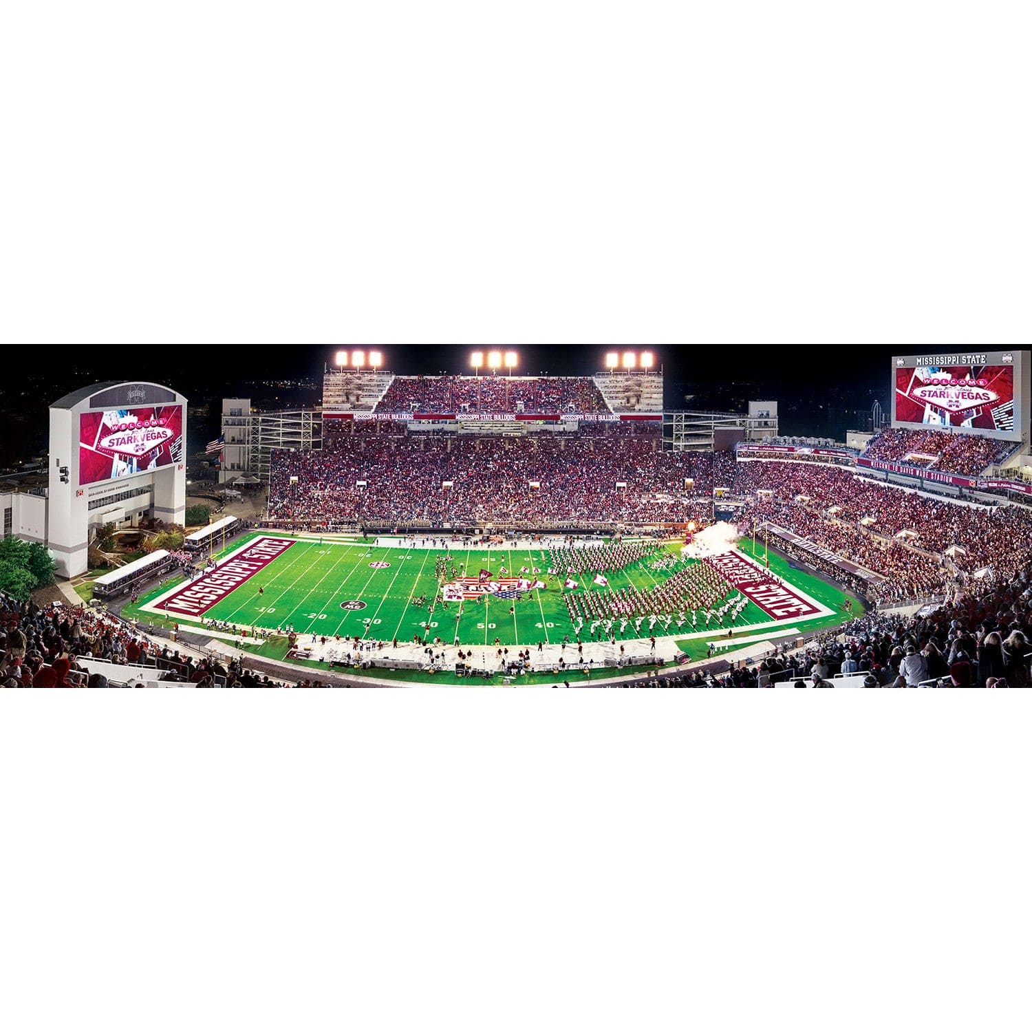 Mississippi State Bulldogs NCAA 1000pc Panoramic Puzzle