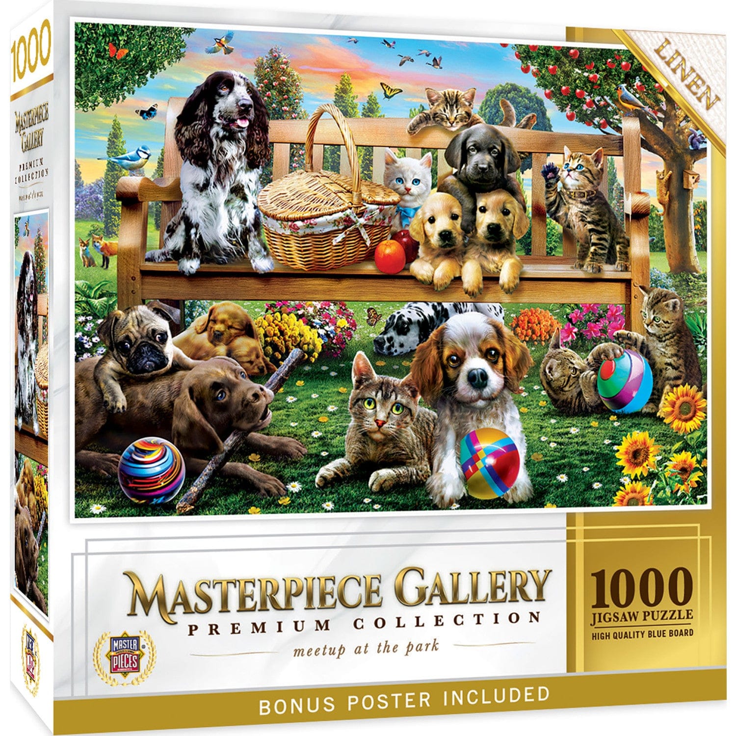 Masterpiece Gallery - Meetup at the Park 1000 Piece Jigsaw Puzzle