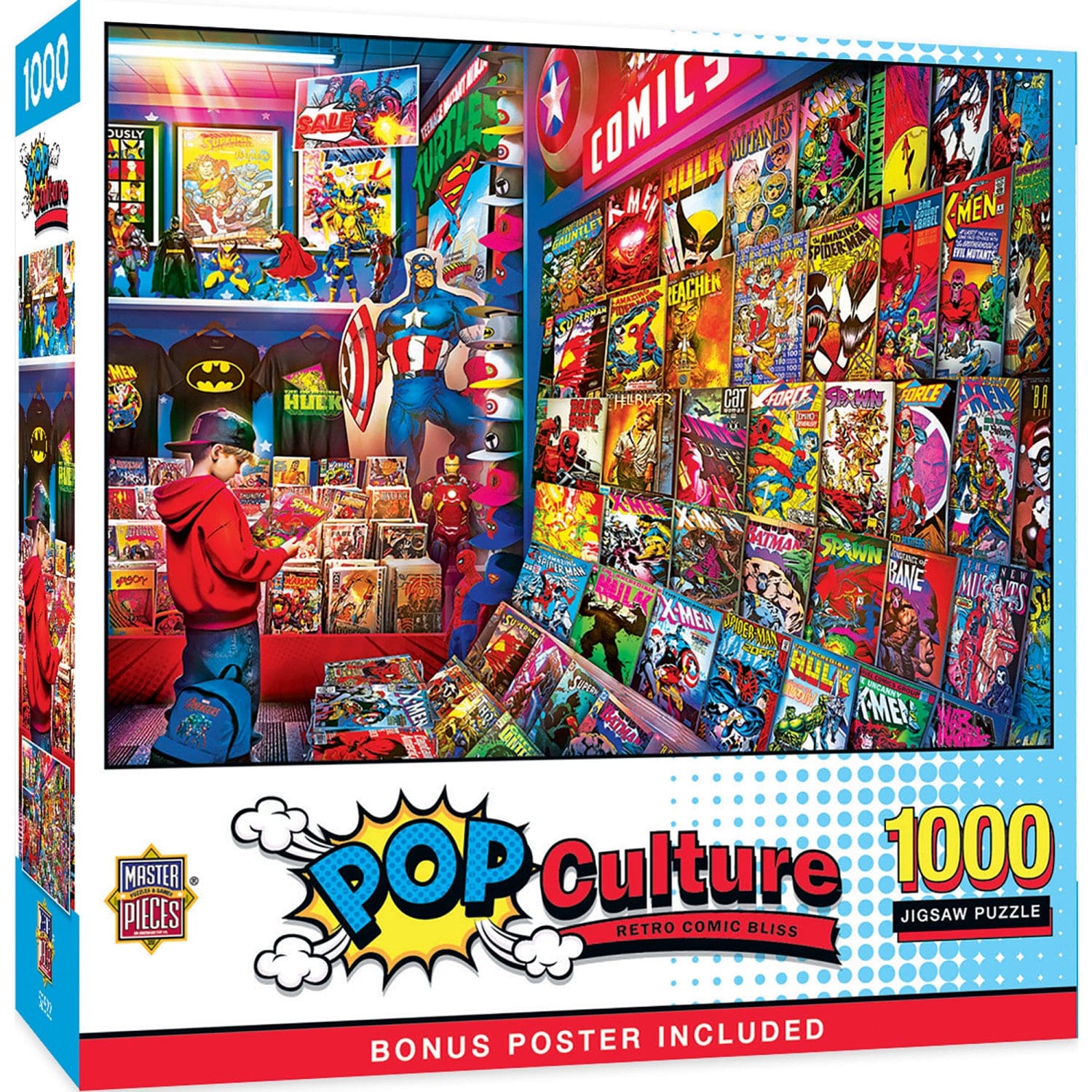 Pop Culture - Retro Comic Bliss 1000 Piece Jigsaw Puzzle