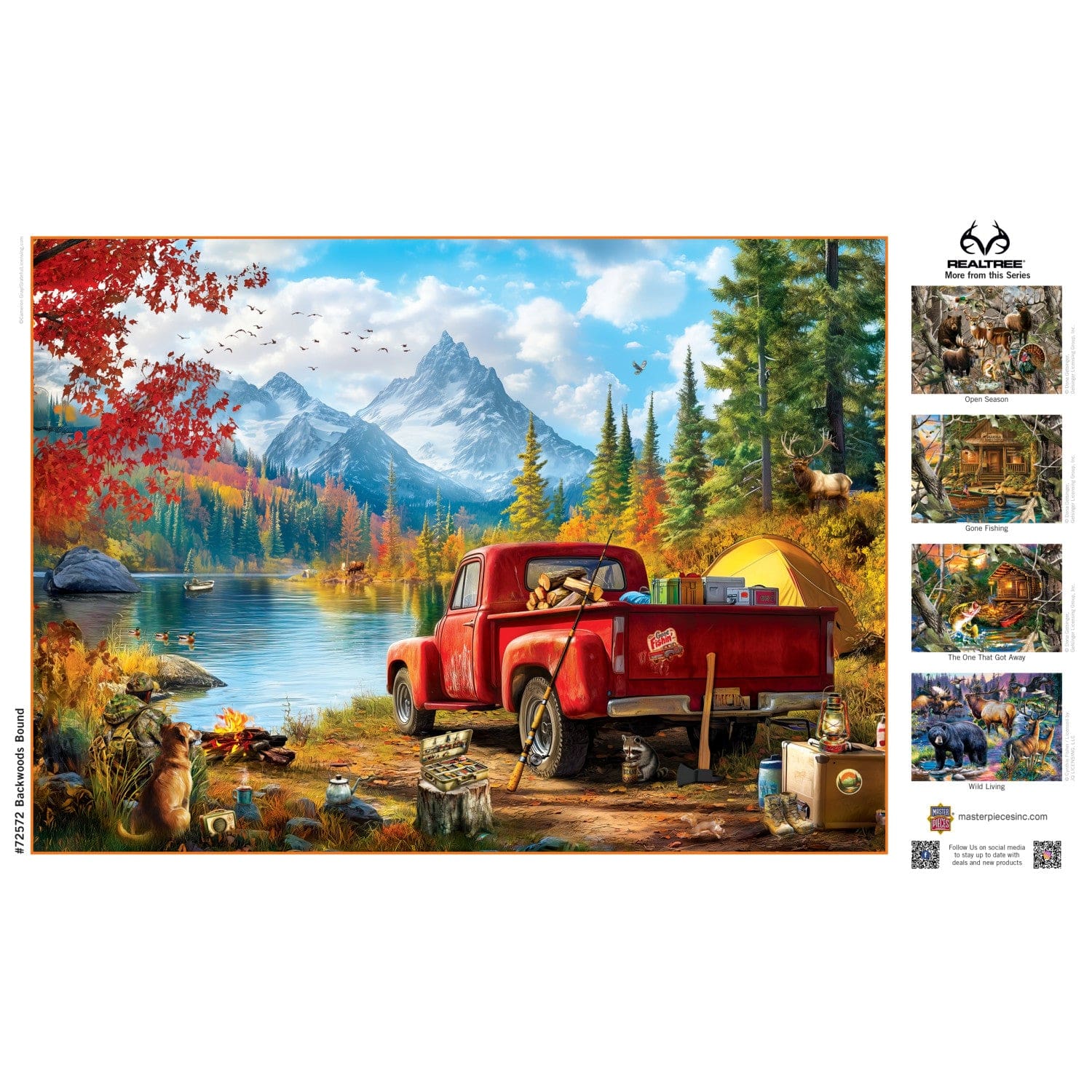 Realtree - Backwoods Bound 1000 Piece Jigsaw Puzzle