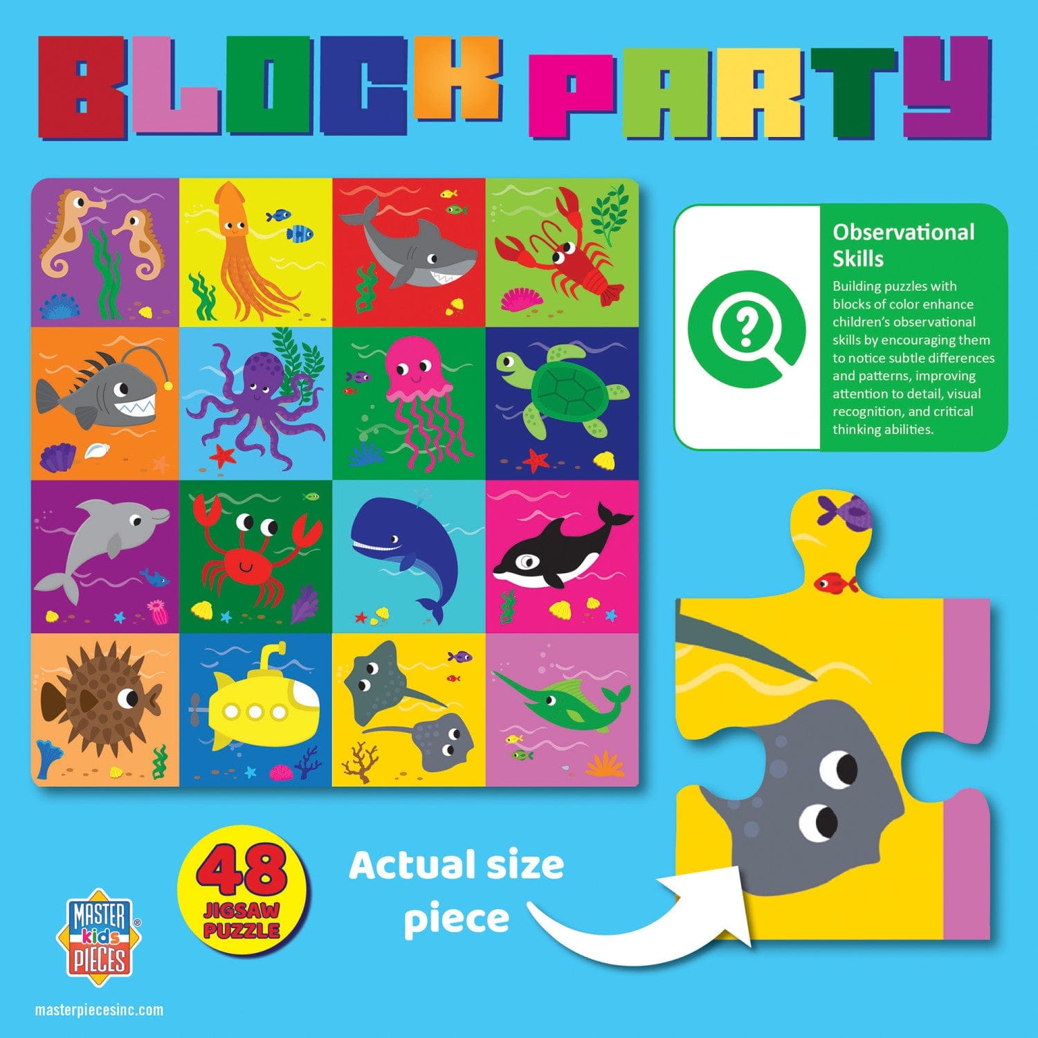 Block Party - Farm 48 Piece Puzzle