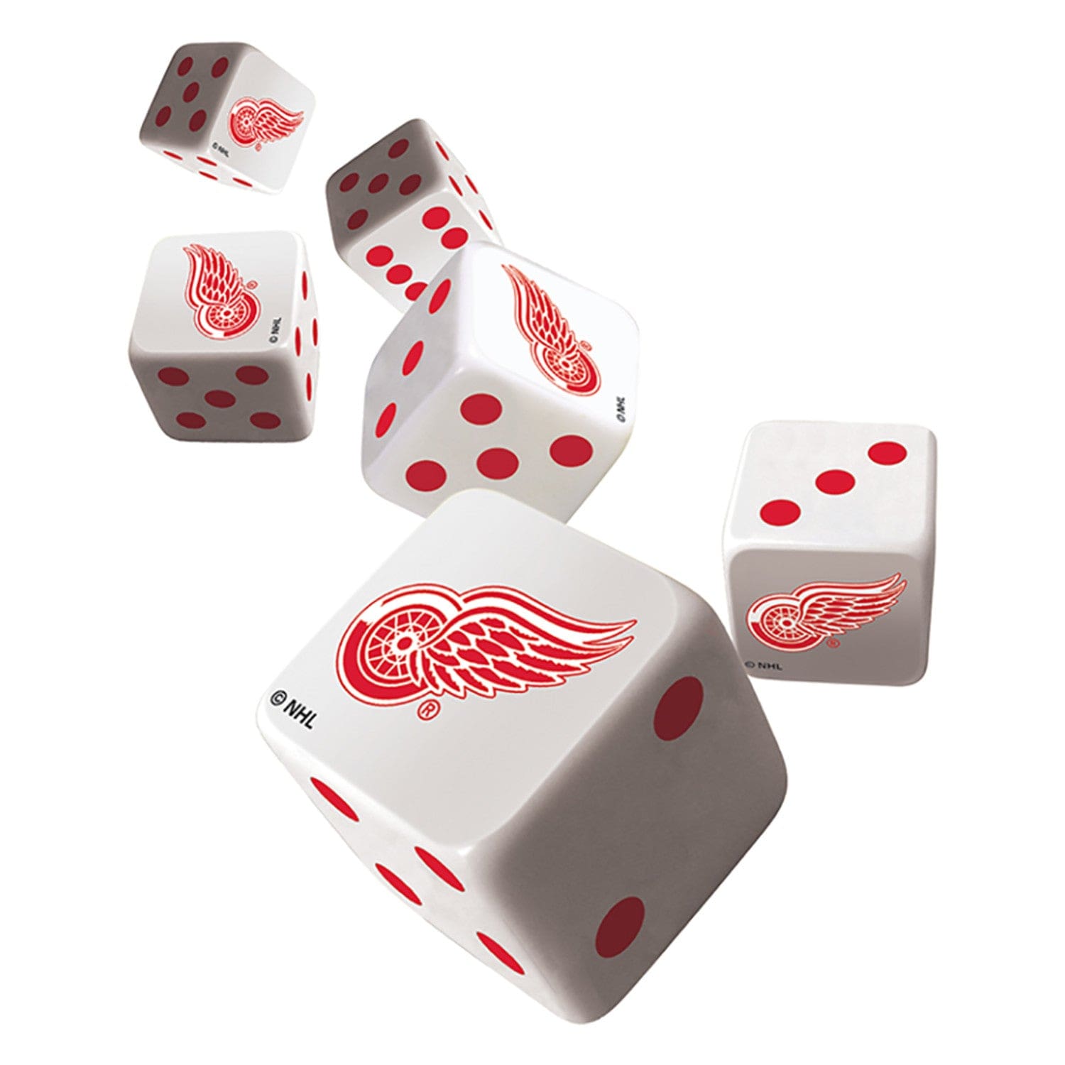 Detroit Red Wings NHL Dice Set