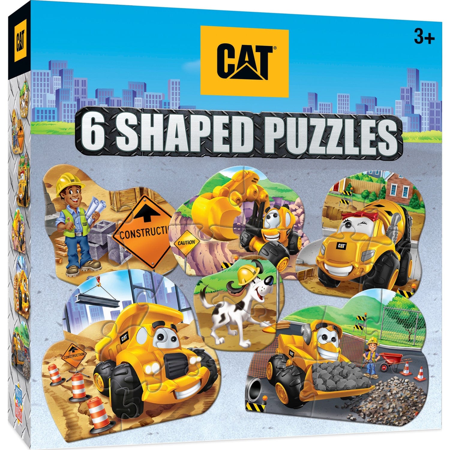 CAT - Caterpillar 6-Pack Mini Shaped Puzzles