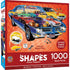 Contours - Road Trippin 1000 Piece Shaped Jigsaw Puzzle