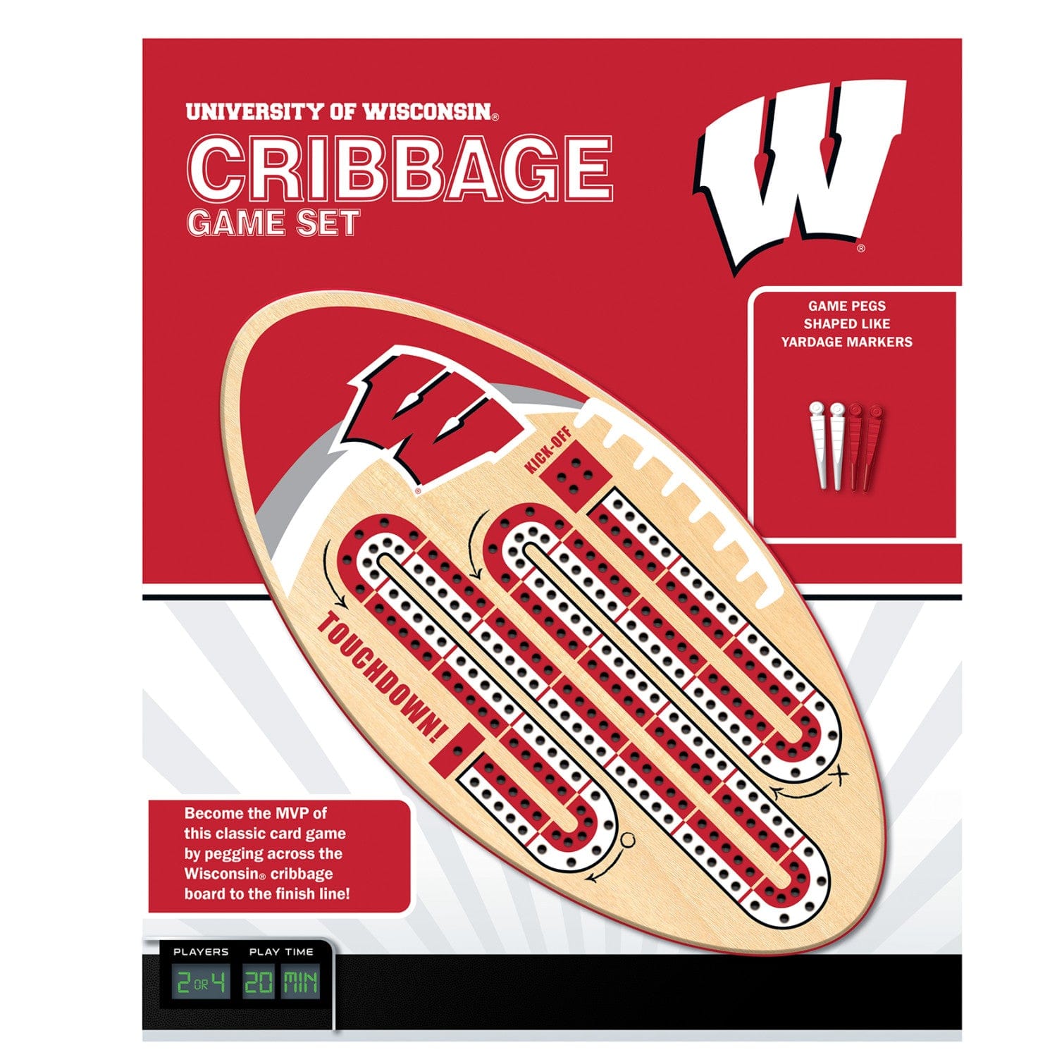 Wisconsin Badgers Cribbage