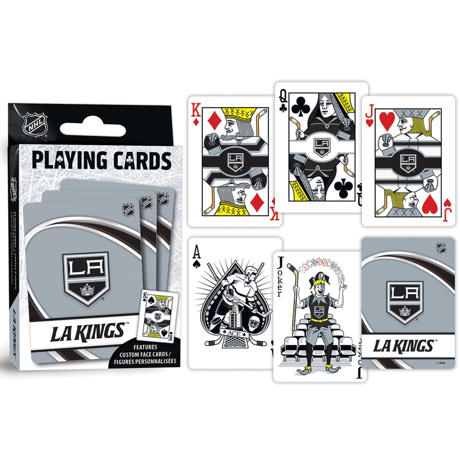 Los Angeles Kings Playing Cards - 54 Card Deck