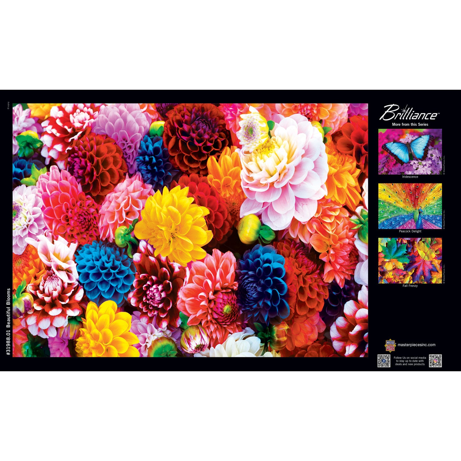 Brilliance - Beautiful Blooms 500 Piece Jigsaw Puzzle