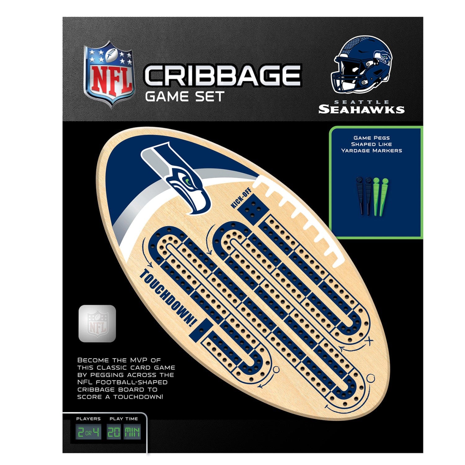 Seattle Seahawks Cribbage